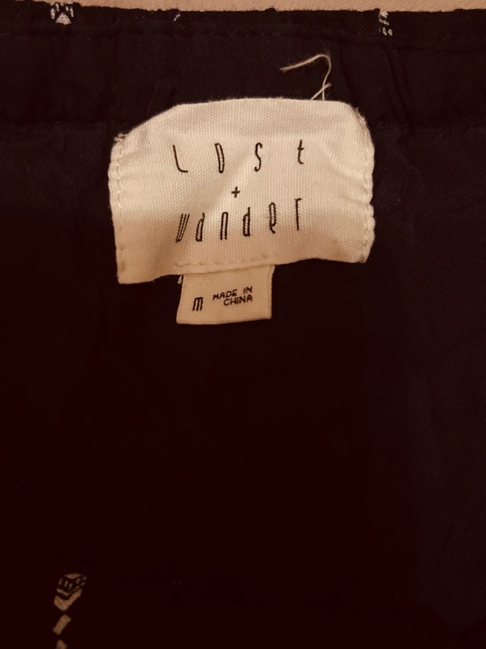 Lost + Wonder Black Off-Shoulder Button-Front Summer Dress Size Medium - Picture 9 of 14